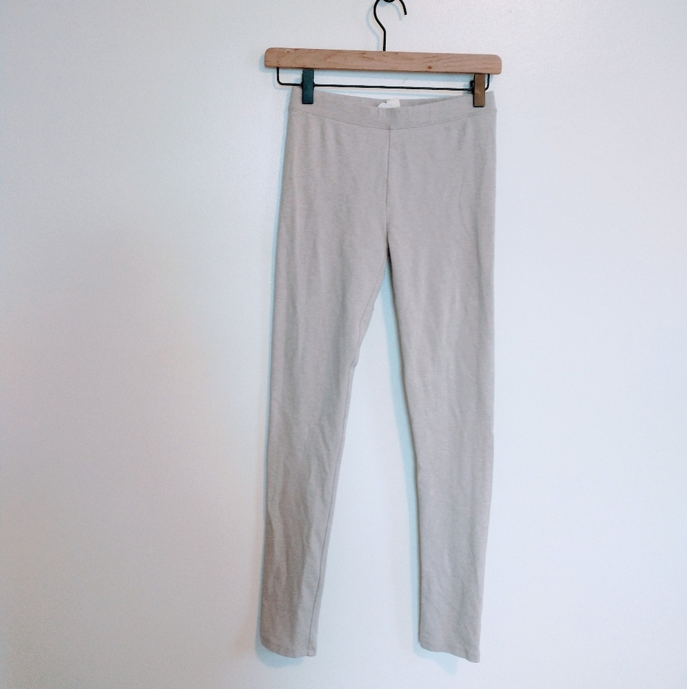 Grey beige jcrew kids leggings. Crew cut size 14